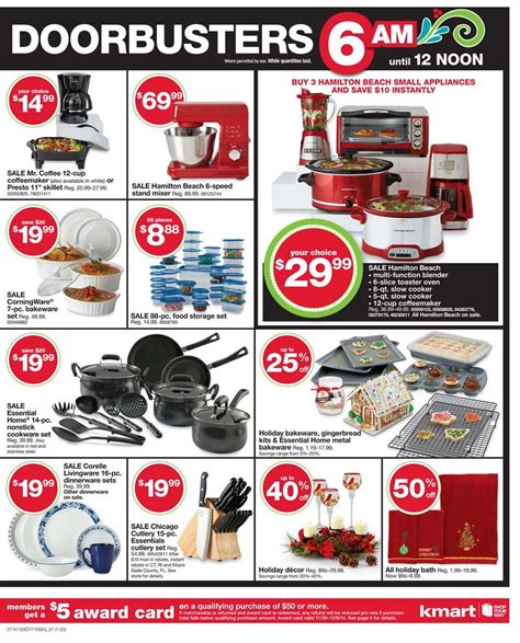 What Items Are Discounted The Least On Black Friday - Kmart Black Friday ad leak: discounted HDTVs, cookware, kitchen items