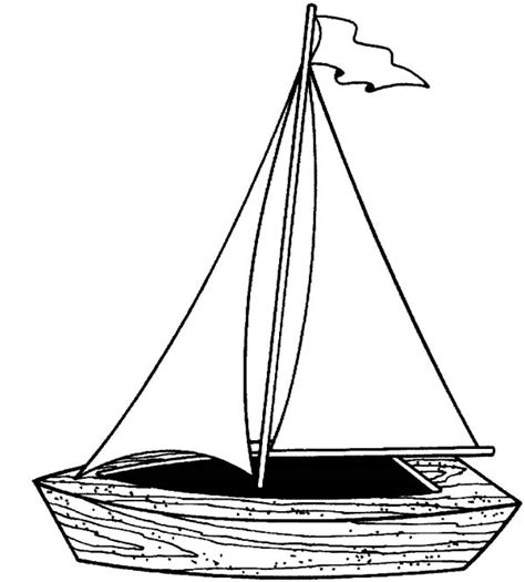 Boat coloring pages for preschool. Little Sailing Fishing Boat Coloring Pages : Kids Play Color