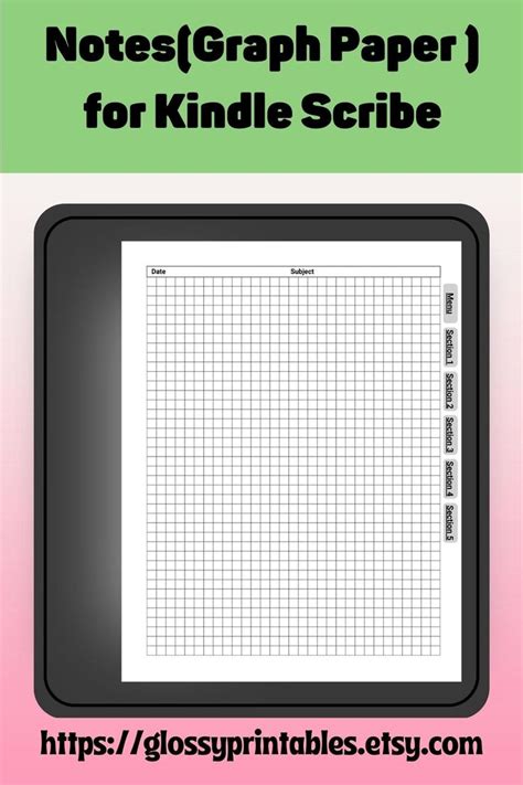 Kindle Scribe Templates Kindle Scribe Notebook Kindle Scribe Etsy In