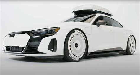 This Sweet Looking White Audi Rs E Tron Gt Is Ken Blocks Latest Ride