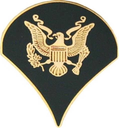 Us Army Specialist 4 Rank Insignia Pin E 4 Pin Military Uniform