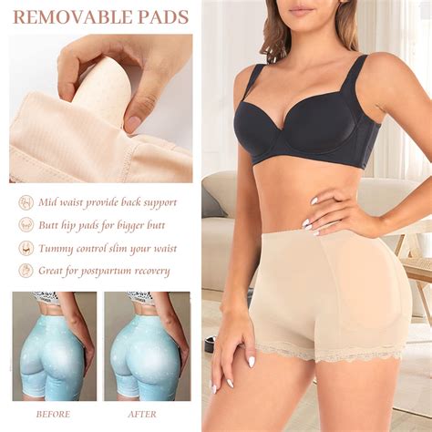 Lilvigor Butt Lifter Panites Padded Underwear For Women Butt Pads Shaper Hip Enhancer Shapewear