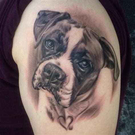 Dog Portrait Tattoo By Oak Adams Tattoonow