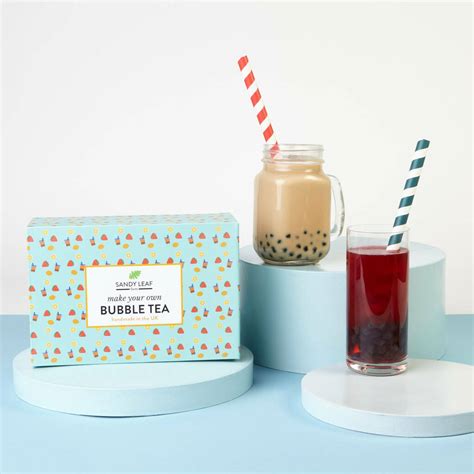 bubble tea making kit by sandy leaf farm