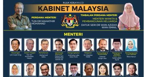 Menteri kesihatan yang terkini ialah dato sri dr. Senarai Penuh Menteri Kabinet 2018 & Timbalan Menteri ...