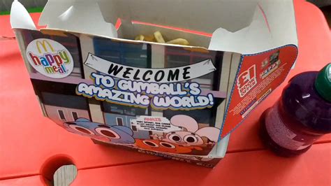 Mcdonald S Uk The Amazing World Of Gumball Happy Meal Youtube