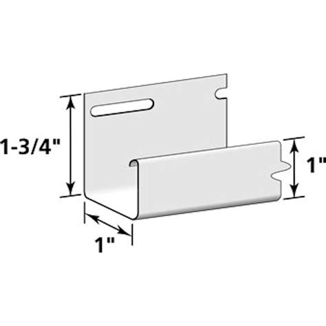 Certainteeds Cedar Impressions 1in Vinyl J Channel From