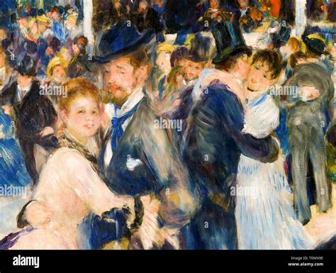 Pierre Auguste Renoir Detalle De La Danza En Le Moulin De La Galette