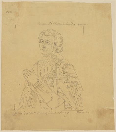 Npg D6625 John Talbot 1st Earl Of Shrewsbury Portrait National