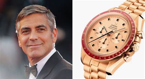 A Closer Look At George Clooneys Omega Speedmaster Moon Gold