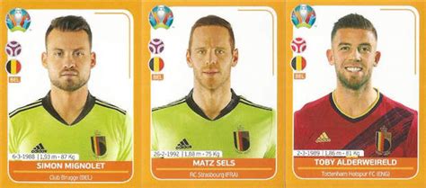 Kom verder en ontdek onze collecties stickers, ruilkaarten, merchandisingproducten en nog veel meer. Football Cartophilic Info Exchange: Panini - UEFA Euro 2020 Preview (17) - Orange - BEL1-BEL26 ...