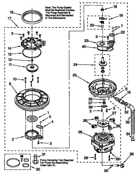 Kenmore 665 Dishwasher Parts Diagram