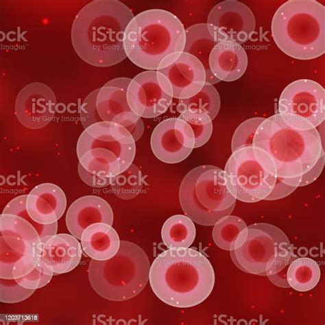 Medical Background With Abstract Cells Design Stock Illustration