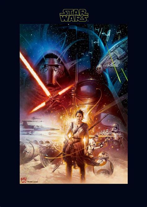 Star Wars By Tsuneo Sanda Star Wars Art Star Wars Poster Star Wars Vii