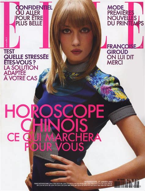 Elle France January 2003 Cover Elle France