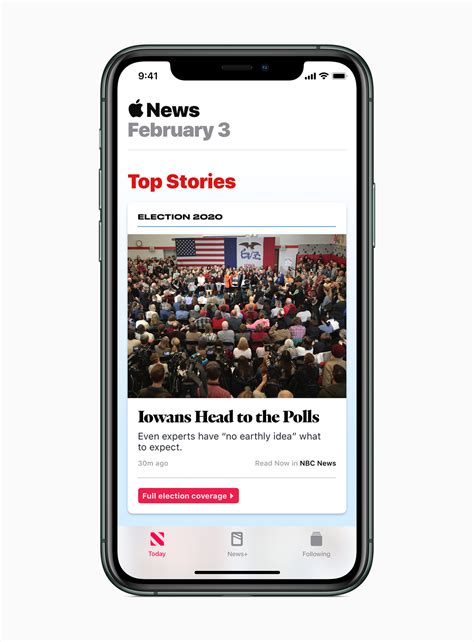 Apple News Adds Coverage Of 2020 Us Presidential Election Including