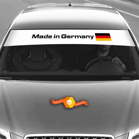 Decalcomanie In Vinile Adesivi Grafici Laterali Audi Sunstrip Bandiera