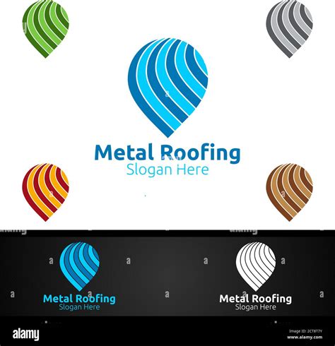 Pin Metal Roofing Logo For Shingles Roof Real Estate Or Handyman