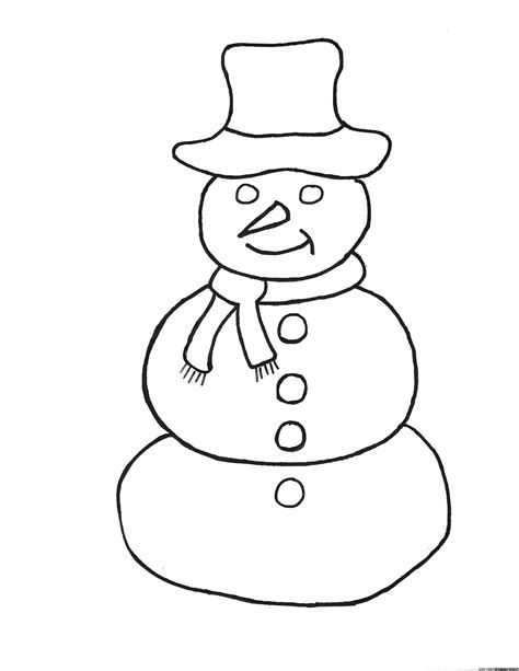 Christmas Snowman Drawing At Getdrawings Free Download