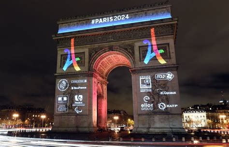 Paris 2024 Illumine L’arc De Triomphe Comité Paralympique Et Sportif Français Comité