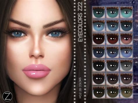 Eyecolors Z22 By Zenx At Tsr Sims 4 Updates