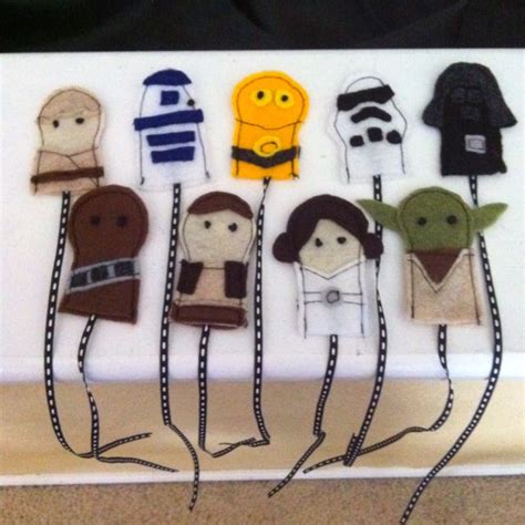 Star Wars Felt Finger Puppets For A Jedi Quiet Book Baby