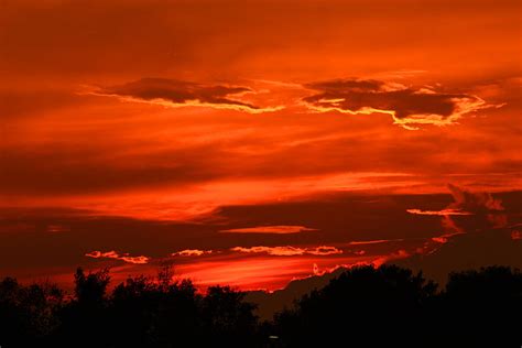 Red Skies Photograph By David Stasiak Fine Art America