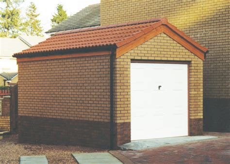 Brick Garages Welsh Builds