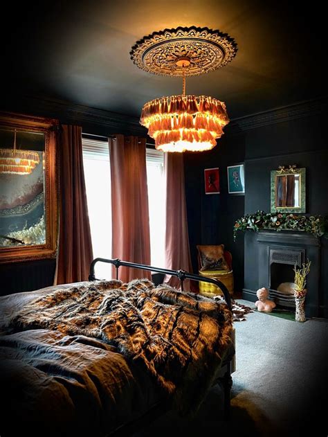 Bedroom Inspo Moody Bedroom Dramatic Bedroom Master Bedrooms Decor