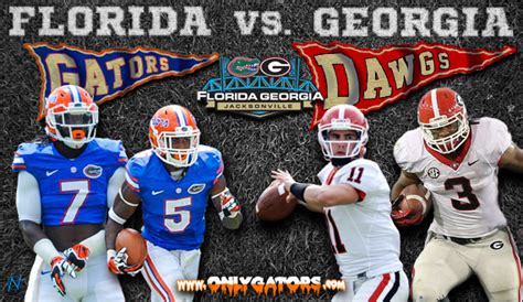 Gameday Florida Gators Vs Georgia Bulldogs