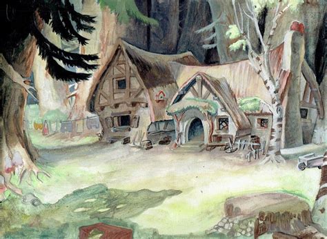 Snow White And The 7 Dwarfs Cottage By Tannie Duong Xpost From R