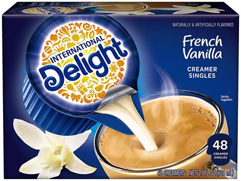 French Vanilla Single Serve Coffee Creamers 48 Count Pack Of 4