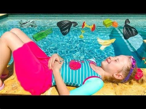 Nastya And Dad Are Going To Swim In The Pool Youtube Commercial