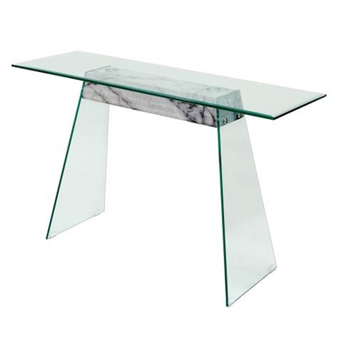 Talladega Glass Console Table Modern And Contemporary Console Tables