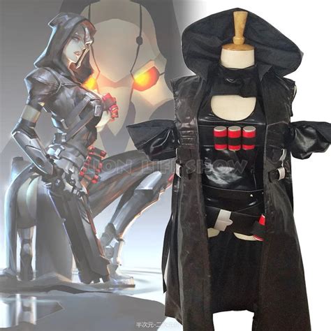 Ow Reaper Genderbend Trans Gender Women Cosplay Costume Outfit Setgame Costumes Aliexpress
