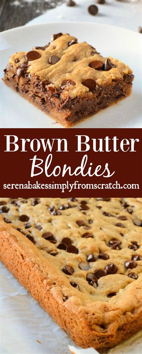 Based in shropshire, blondie bakes offers various styles of wedding cakes, birthday cakes and celebration cakes for all manner of events from christenings and engagement parties to work events. Brown Butter Blondies | Serena Bakes Simply From Scratch
