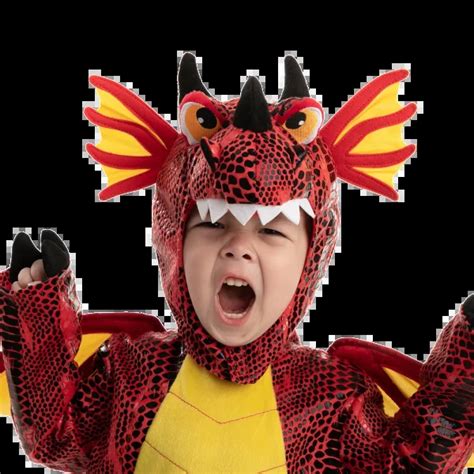 Super Cute Red Dragon Kids Halloween Costume Joyfy