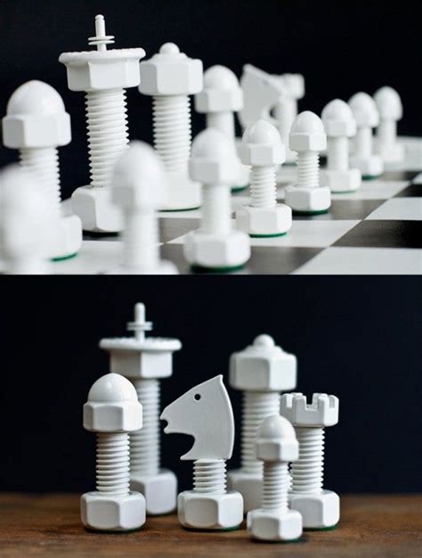 Diy Chess Set Chess Set Unique Chess Sets Metal Art Projects Diy