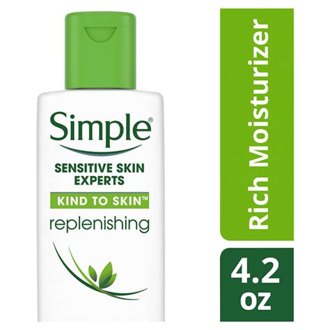 Simple Replenishing Rich Facial Moisturizer 42 Oz Moisturizers