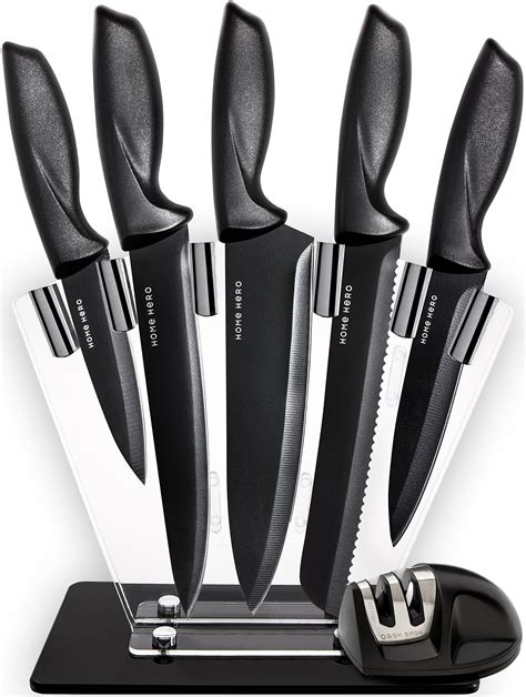 You don't have to be a professional chef to need a good kitchen knife set. Chef Knife Set Knives Kitchen Set - Stainless Steel ...