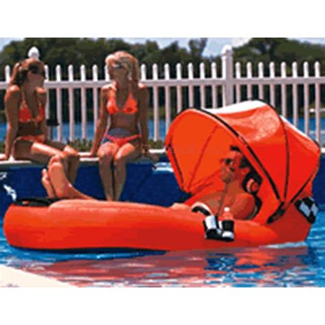 Canopy up if you want shade or canopy down if you want a suntan. Feel Good Pool Lounge w/ Canopy (Raft Quality) - NT172 ...
