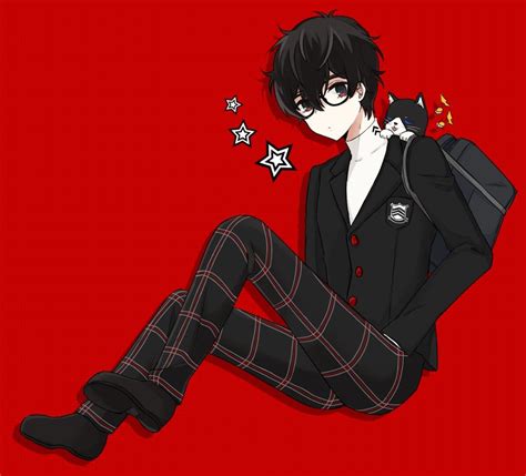 Pin By Abigail Spencer On Ren Amamiya Persona 5 Cute Anime Boy Akira Kurusu