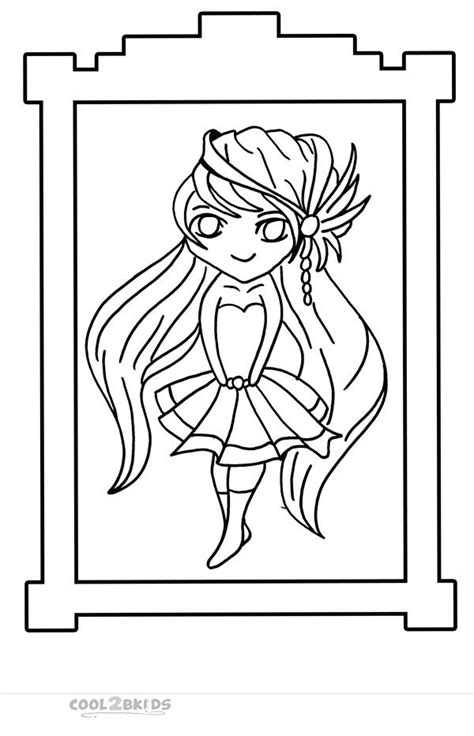 Printable Chibi Coloring Pages For Kids