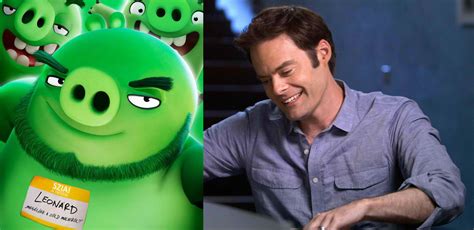 From Inside Out Bill Hader Now Invades Angry Birds Movie As Pig