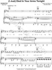 Cutting Crew I Just Died In Your Arms Tekst - Cutting Crew "(I Just) Died in Your Arms Tonight" Sheet Music in B