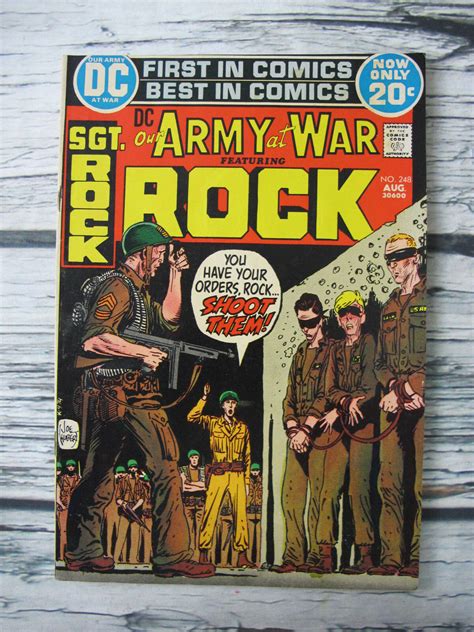 Sgt Rock Our Army At War 248 1972 Dc Bronze Age Comic Fnvf 70