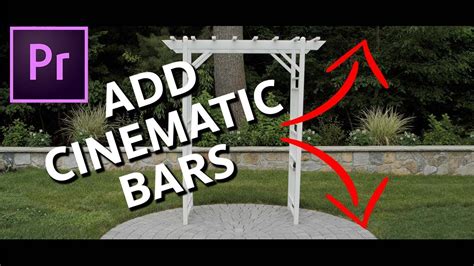 How To Add Cinematic Black Bars Premiere Pro Youtube