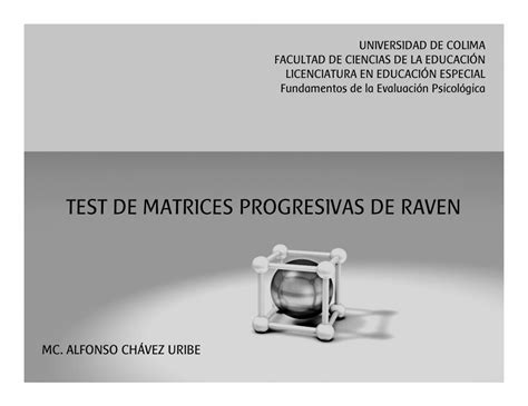 Pdf Test De Matrices Progresivas De Raven Pdf Filetest De Matrices