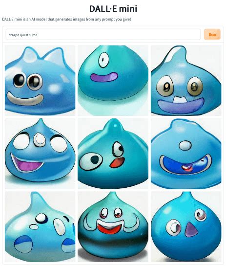 Slimes Picking Up Physical Traits Of Other Monsters Dalle Prompt Dragon Quest Slime R