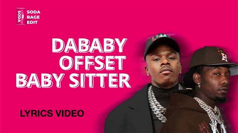 Dababy Baby Sitter Ft Offset LyricsТекст Youtube